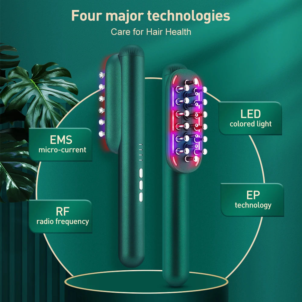 Electric RF Hair Care Comb